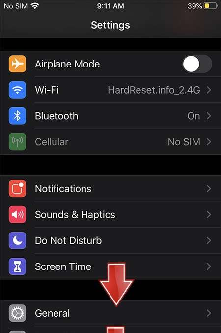 APPLE iPhone 11 Pro Max settings ios