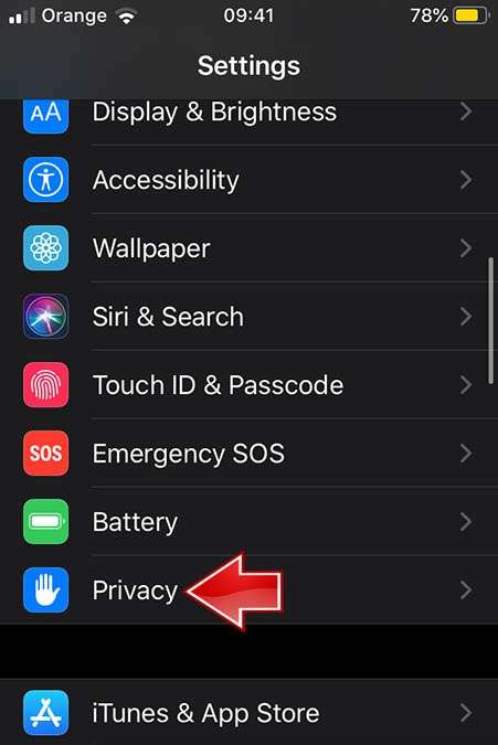APPLE iPhone 6 Privacy