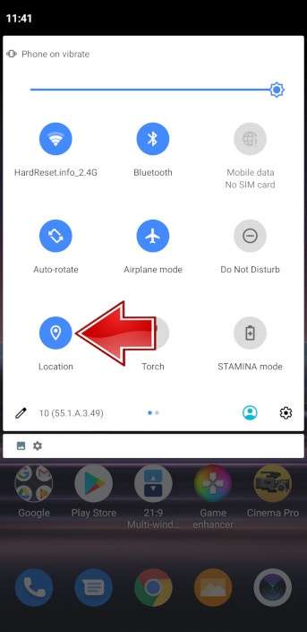 How To Turn Off Device Location In Sony Xperia Xa2 Mobilesum United States Usa