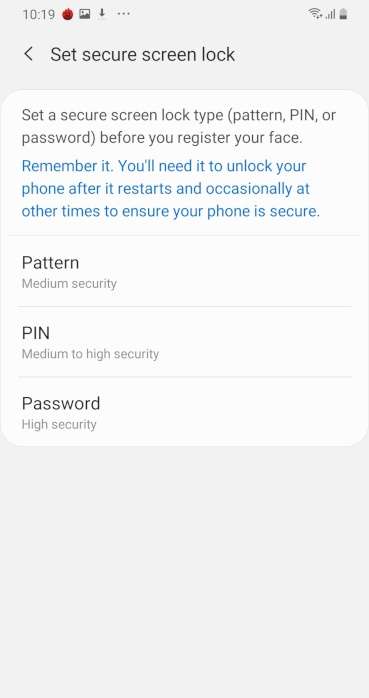 Set secure screen look SAMSUNG Galaxy S21 FE 5G