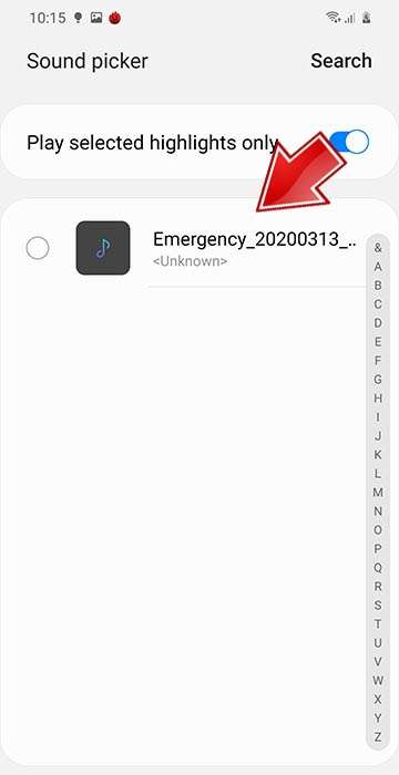 SAMSUNG Galaxy M31 add ringtone