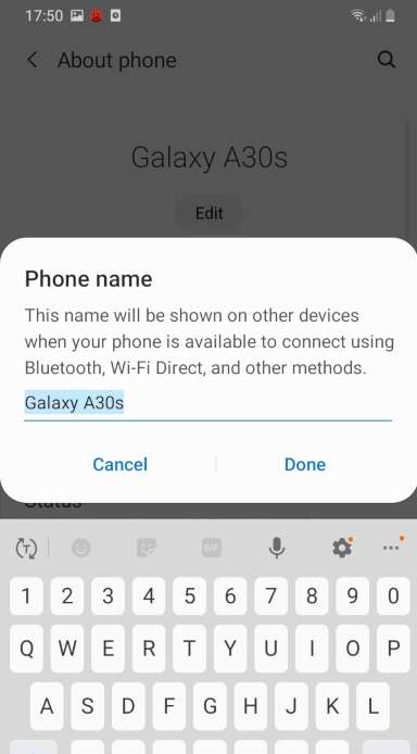 Phone name SAMSUNG Galaxy S21 FE 5G