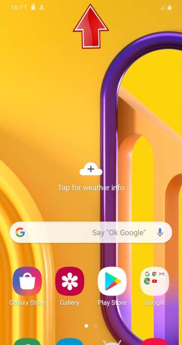 Main screen SAMSUNG Galaxy A11