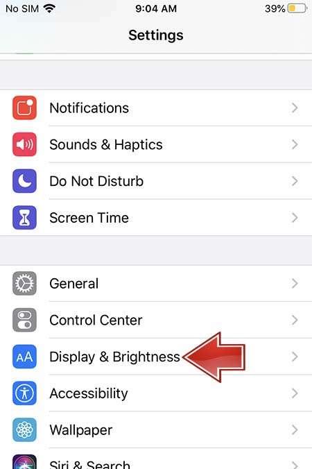 APPLE iPhone 6 Plus Display & Brightness