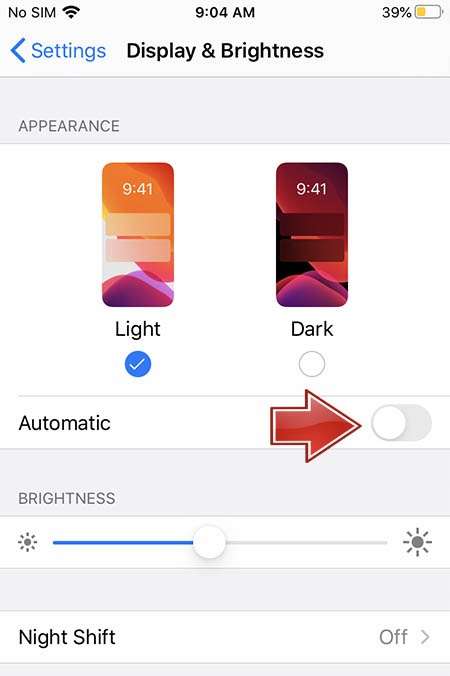 APPLE iPhone 6 Plus Automatic appearance