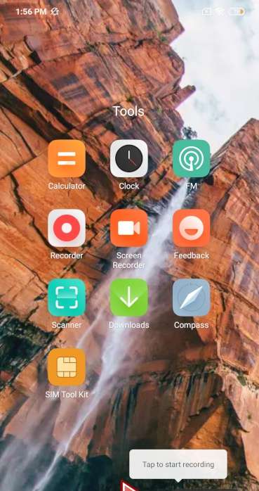 XIAOMI Redmi 10 5G Start screen recording