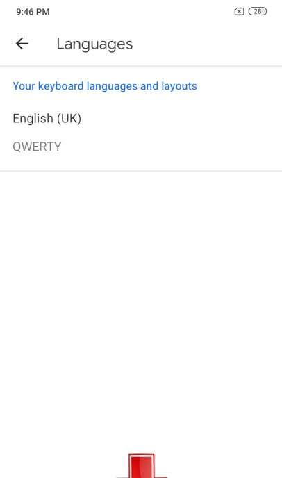 Add keyboard XIAOMI Redmi 4 (China)
