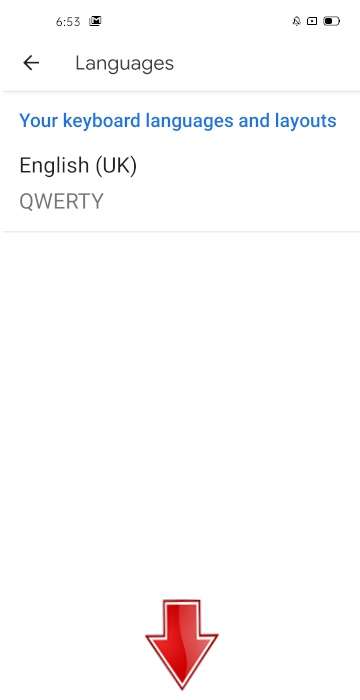 Add keyboard OPPO A5 (2020)