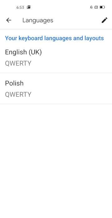 Keyboard lang.OPPO A5 (2020)
