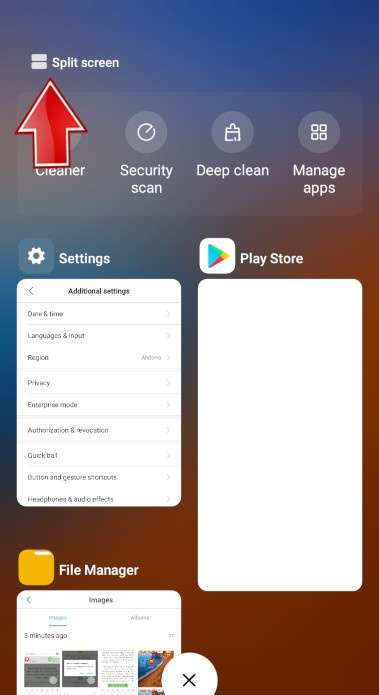 Split screen XIAOMI Redmi 10 Power