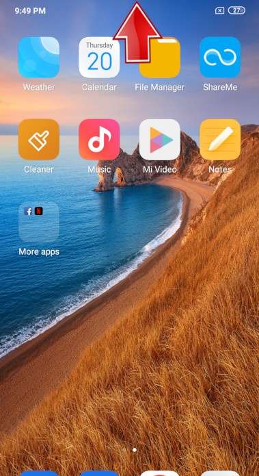 Notification bar XIAOMI Redmi Note 8 Pro