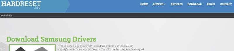 Samsung drivers install procedure, get correct drivers