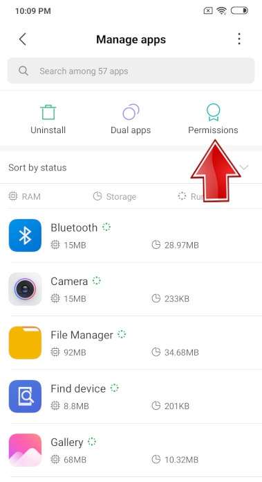 Permissions XIAOMI Redmi 5 Plus (Redmi Note 5)