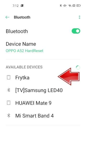 Devicec to connect OPPO A74