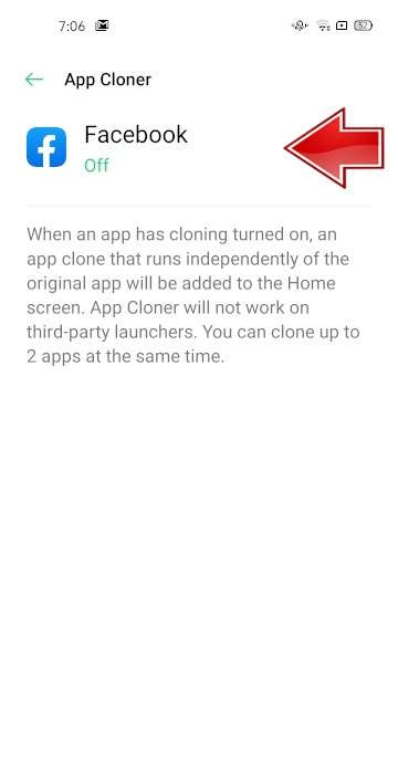 Clone faceboook OPPO A9 (2020)
