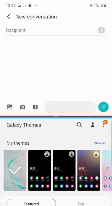 Split Screen SAMSUNG Galaxy A10