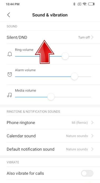 Silent and DND mode XIAOMI Mi 9T Pro