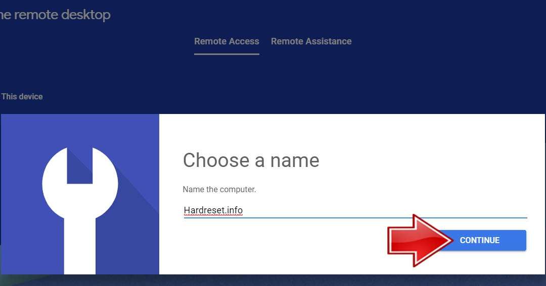 OPPO A5 (2020) Chrome Remote Desktop Name