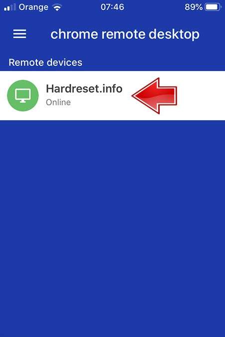 OPPO A5 (2020) turn on Chrome Remote Desktop