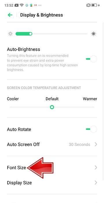 OPPO A15 Display