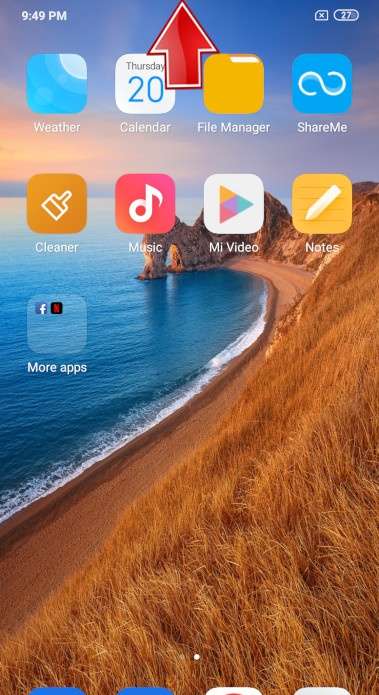 Notification bar XIAOMI Redmi 4A