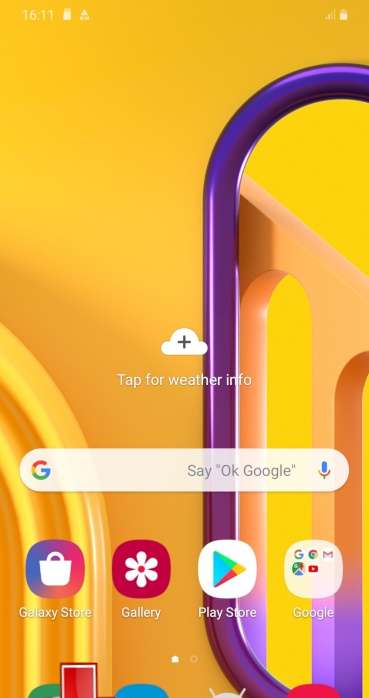Main screen SAMSUNG Galaxy A11