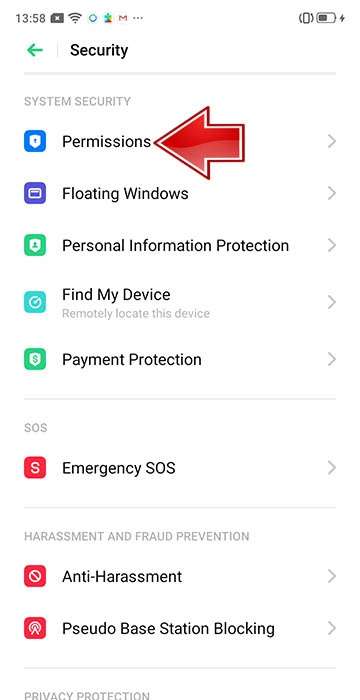 OPPO F3 Plus Security
