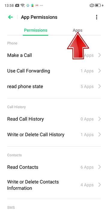 OPPO F3 Plus Permissions