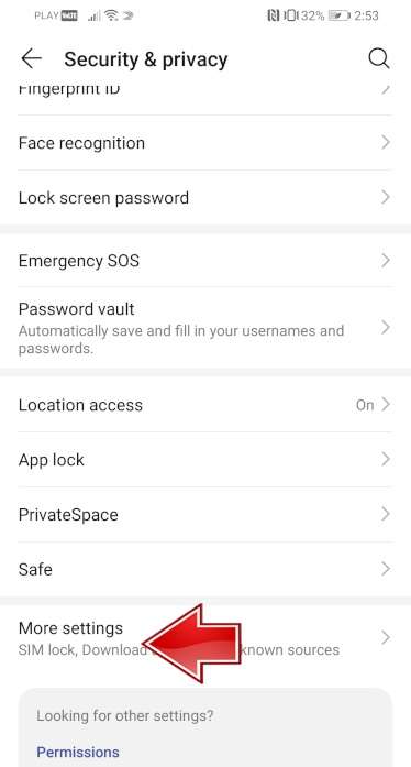 SAMSUNG Galaxy J2 Pro (2016) SIM Lock PIN
