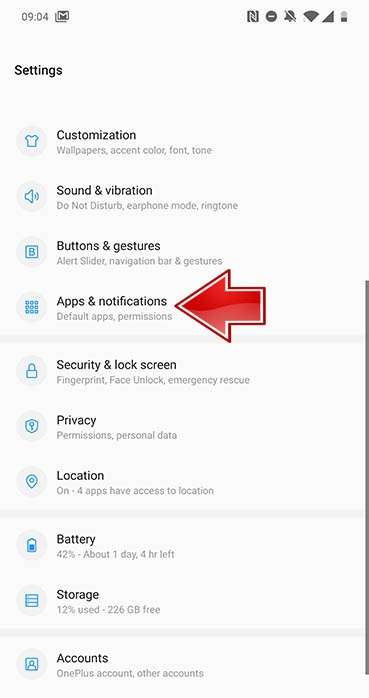 OnePlus 8 Pro Settings