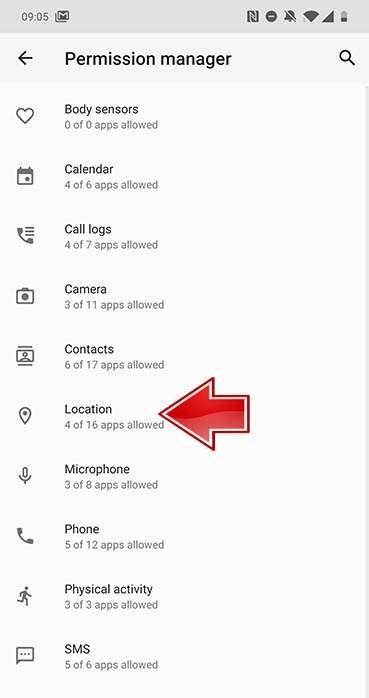 OnePlus 8 Pro App permissions