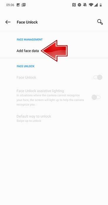 OnePlus 10T Face unlock