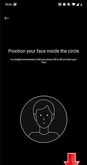 OnePlus 10T Add face unlock